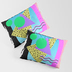 Memphis pattern 132 - 80s / 90s Retro Pillow Sham Gallery Image 3