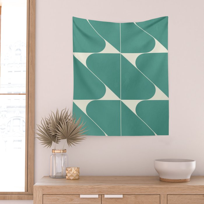 Minimalist 123 Wall Tapestry Gallery Image 2