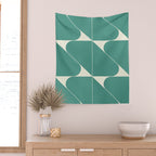 Minimalist 123 Wall Tapestry Gallery Image 2