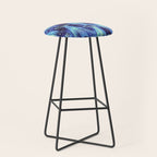 Cosmic UFO - mysterious blue flash Stool Gallery Image 1