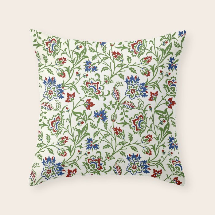 William Morris Brentwood Throw Pillow Gallery Image 1