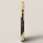 Gustav Klimt Style Blue and Gold Owl iPhone Case Gallery Image 2