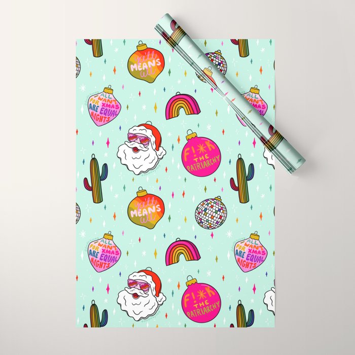 Alternative Ornaments Wrapping Paper Gallery Image 1