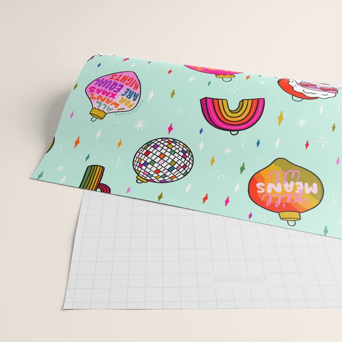 Alternative Ornaments Wrapping Paper Gallery Image 2