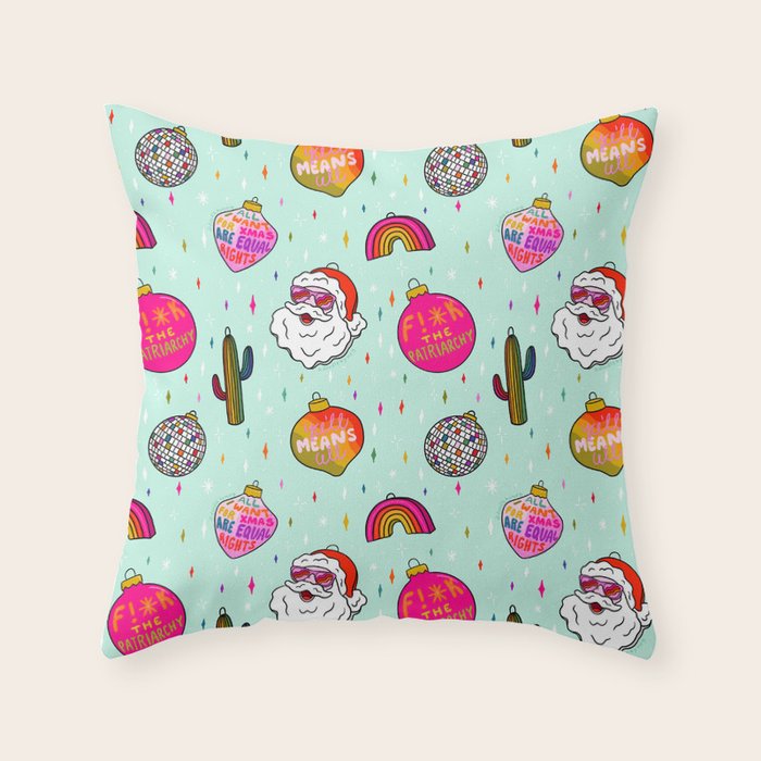 Alternative Ornaments Throw Pillow Gallery Image 6