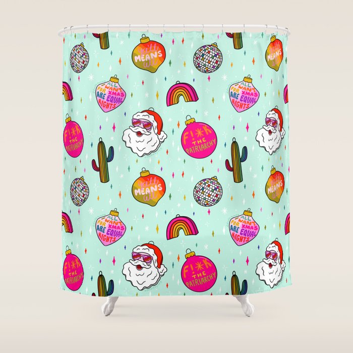 Alternative Ornaments Shower Curtain Gallery Image 1