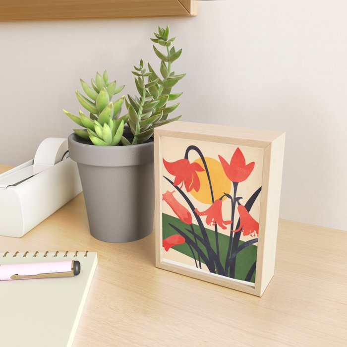Colorful Bloomscape 2 Mini Art Print Gallery Image 2