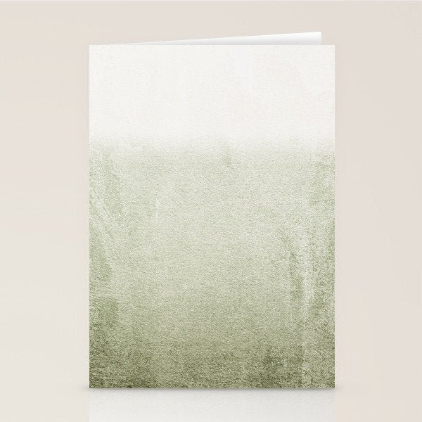 FADING GREEN SAGE Stationery Card Gallery Image 2