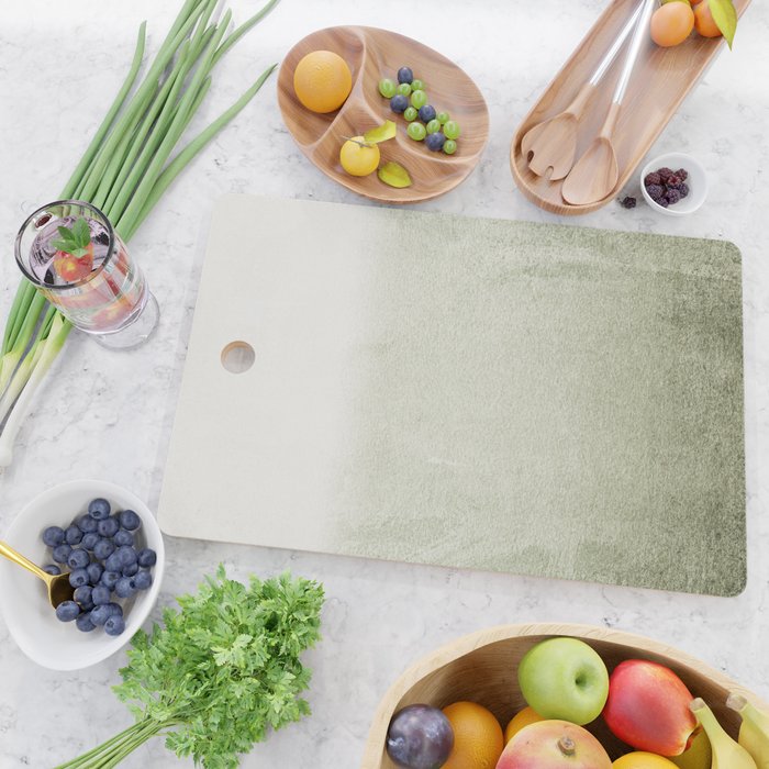 FADING GREEN SAGE Cutting Board Gallery Image 2