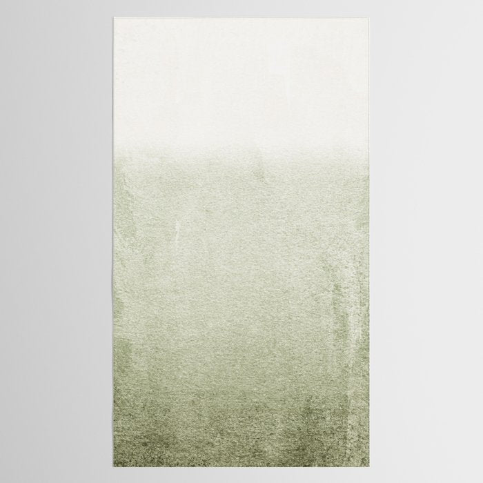FADING GREEN SAGE Tablecloth Gallery Image 2
