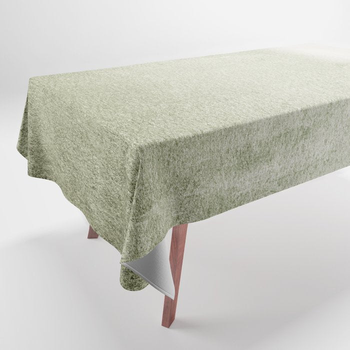 FADING GREEN SAGE Tablecloth Gallery Image 1