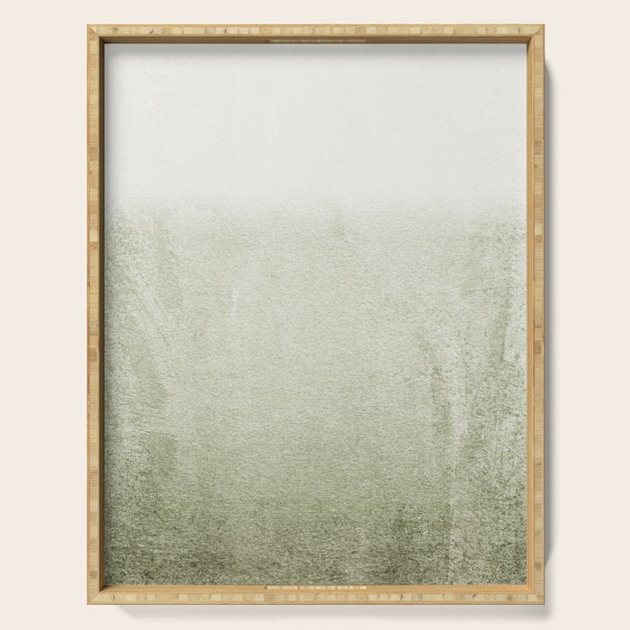 FADING GREEN SAGE Serving Tray Gallery Image 1