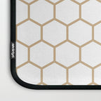 Honeycomb (Tan & White Pattern) Laptop Sleeve Gallery Image 3