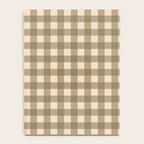 Gingham Plaid Olive Vintage Green Notebook Gallery Image 4