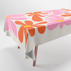 Bloom: Peach Matisse Color Series 04 Tablecloth Gallery Image 1