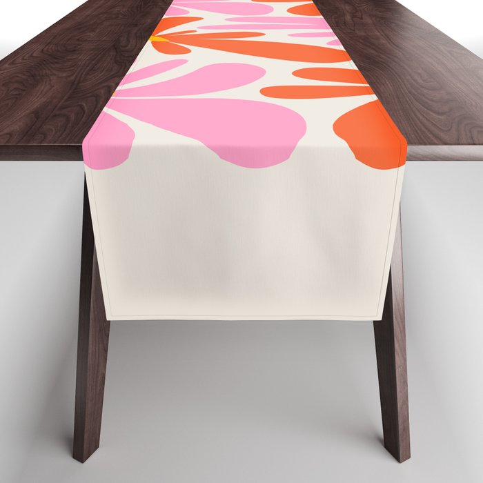 Bloom: Peach Matisse Color Series 04 Table Runner Gallery Image 1