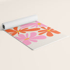 Bloom: Peach Matisse Color Series 04 Yoga Mat Gallery Image 2