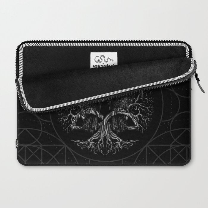 Tree of life -Yggdrasil with ravens Laptop Sleeve Gallery Image 2