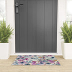 Abby Watercolor Florals Welcome Mat Gallery Image 3