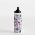 Abby Watercolor Florals Water Bottle Gallery Image 3