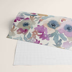 Abby Watercolor Florals Wrapping Paper Gallery Image 2