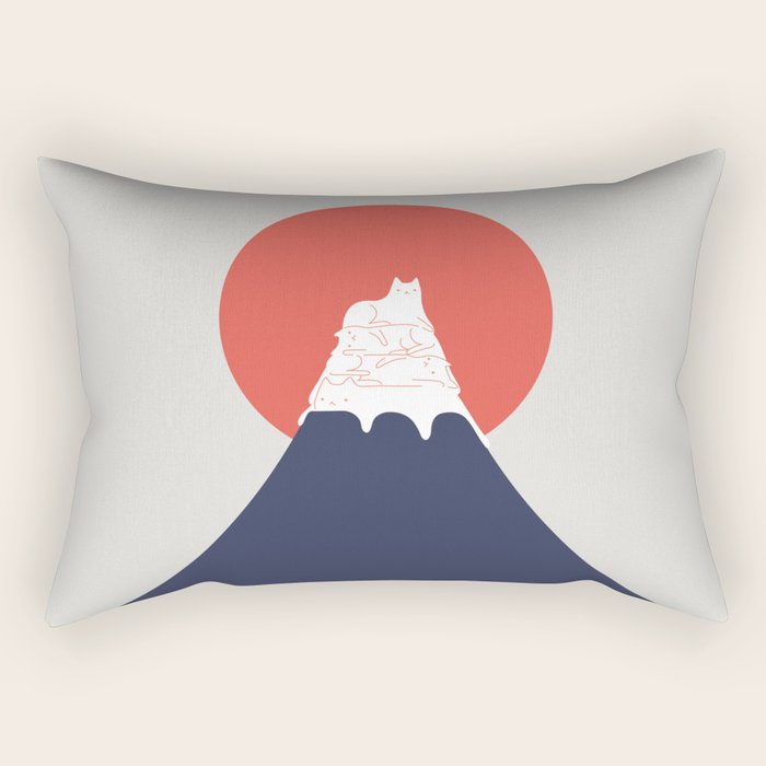 Cat Landscape 30 Rectangular Pillow Gallery Image 1