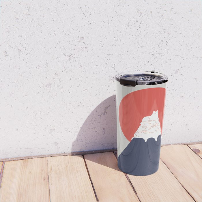 Cat Landscape 30 Travel Mug Gallery Image 4