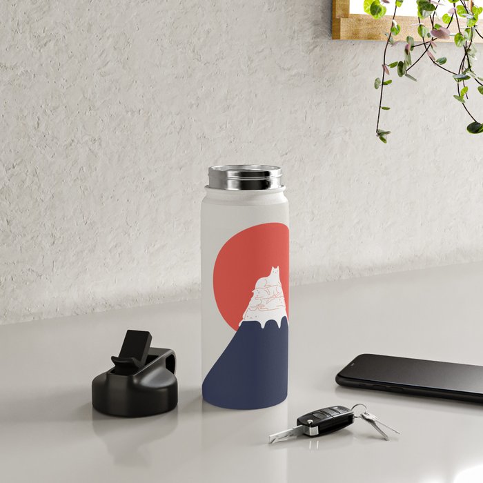 Cat Landscape 30 Water Bottle Gallery Image 4