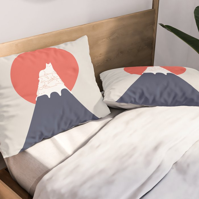 Cat Landscape 30 Pillow Sham Gallery Image 2