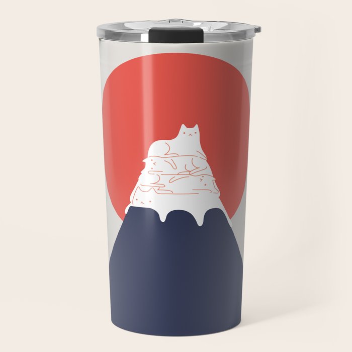 Cat Landscape 30 Travel Mug Gallery Image 1