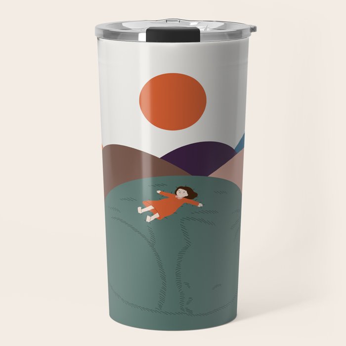 Cat Landscape 111 Travel Mug Gallery Image 1