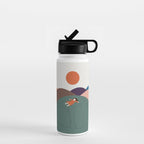 Cat Landscape 111 Water Bottle Gallery Image 1