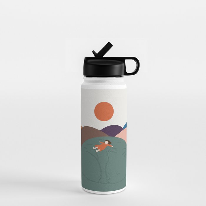 Cat Landscape 111 Water Bottle Gallery Image 1