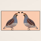 Quail Desk Mat Gallery Image 3