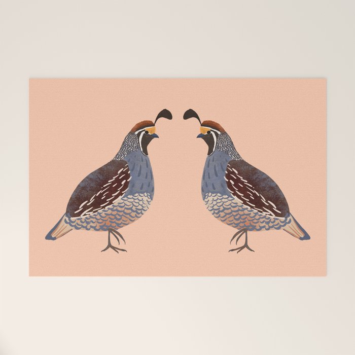 Quail Welcome Mat Gallery Image 1