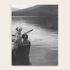 Dogs on a boat black and white canine photograph portrait - photographs - photography Notebook Gallery Image 4