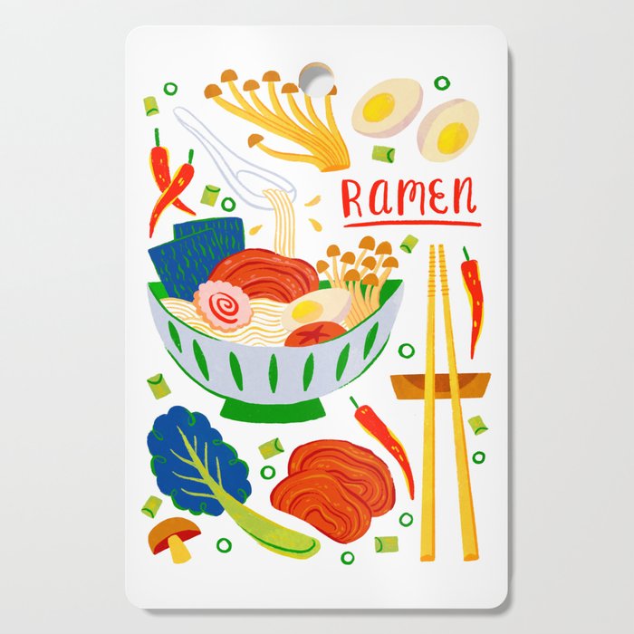 Ramen Noodles Cutting Board Gallery Image 1