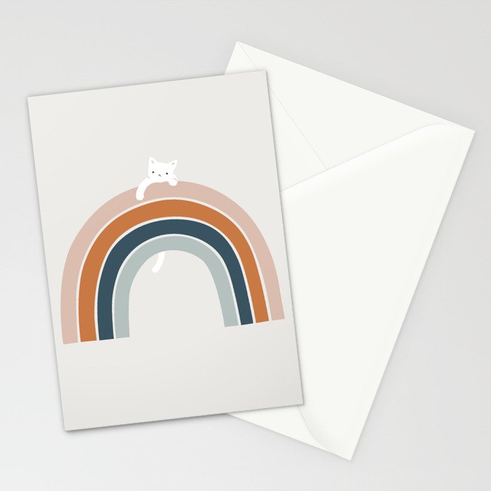 Cat Landscape 151 Stationery Card Gallery Image 2