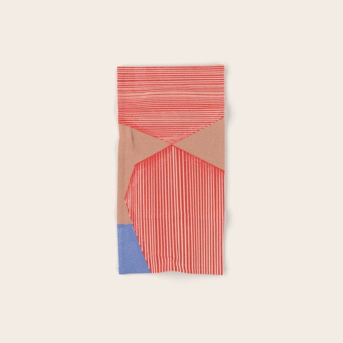 Modern Line Shape Bath Towel Gallery Image 1