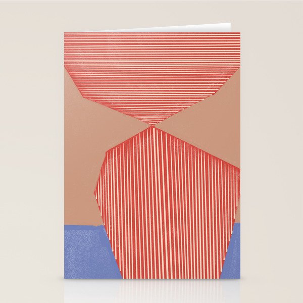 Modern Line Shape Stationery Card Gallery Image 2