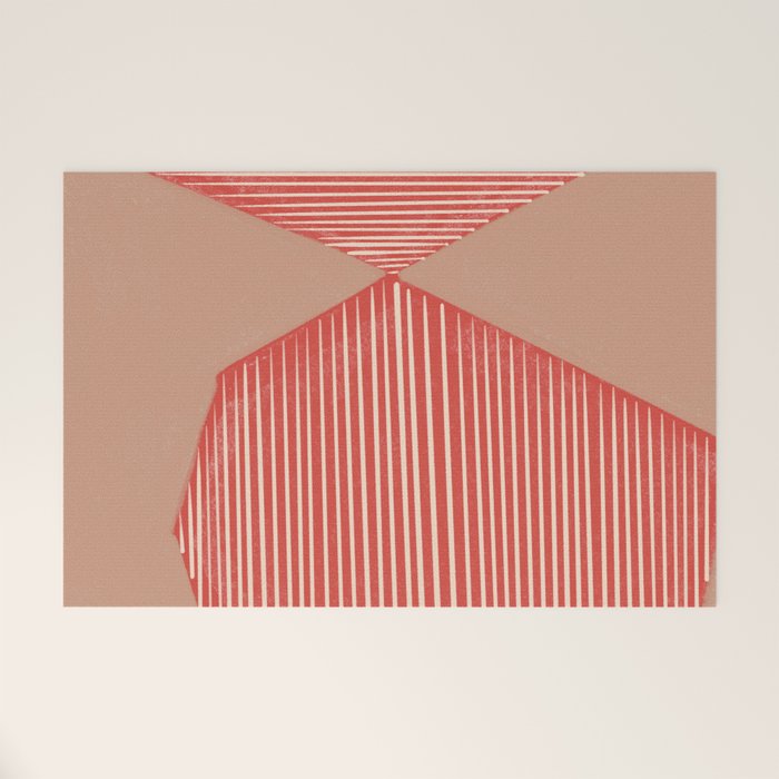 Modern Line Shape Welcome Mat Gallery Image 1