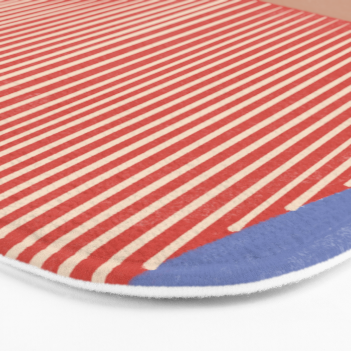 Modern Line Shape Bath Mat Gallery Image 3