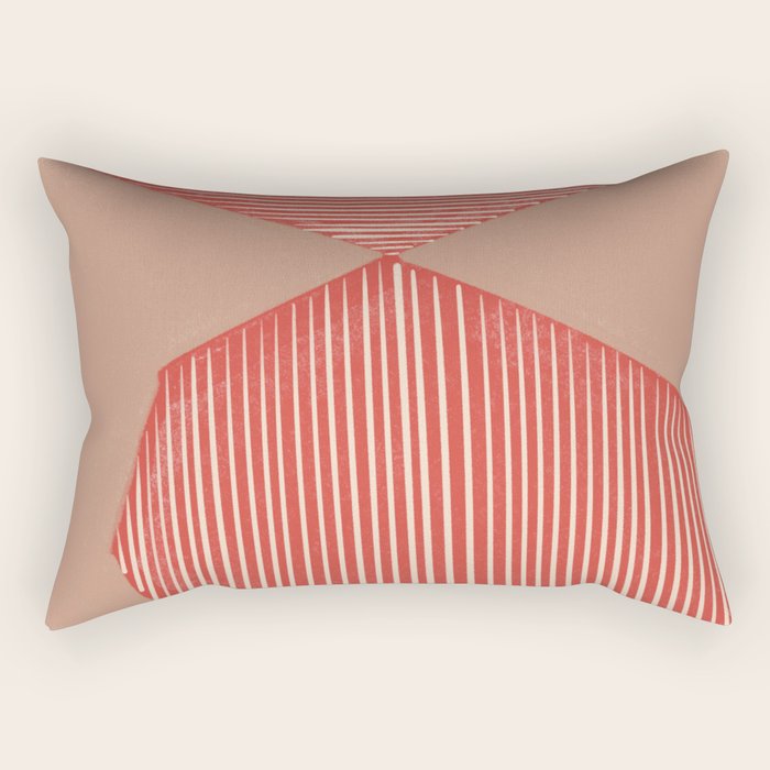 Modern Line Shape Rectangular Pillow Gallery Image 2