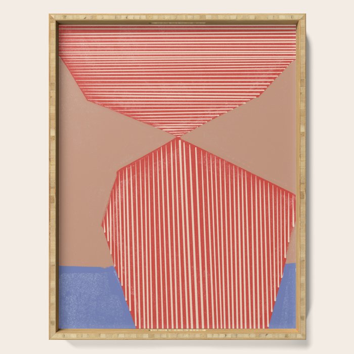 Modern Line Shape Serving Tray Gallery Image 1