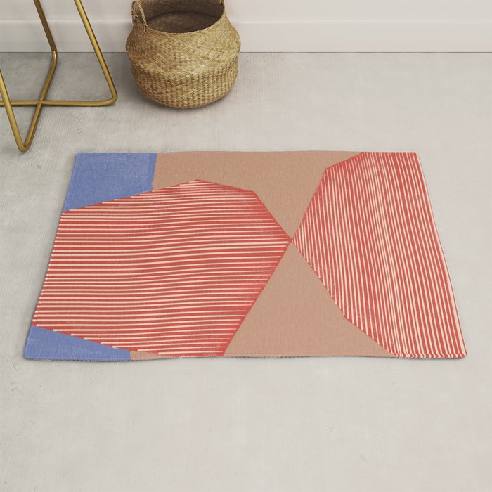 Modern Line Shape Rug Gallery Image 1