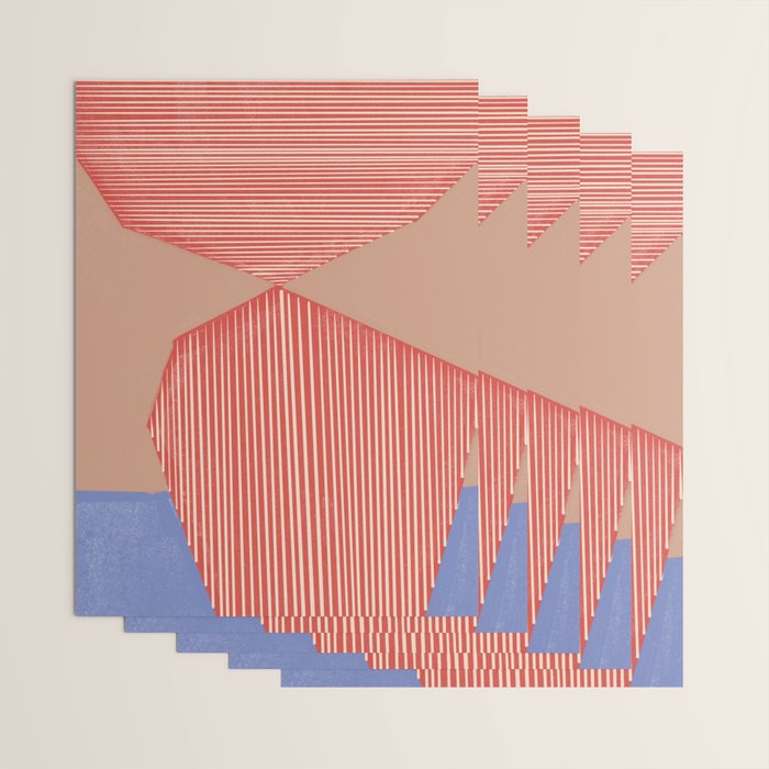 Modern Line Shape Wrapping Paper Gallery Image 3
