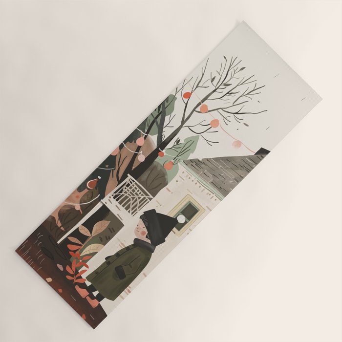 Little Joys of Winter Yoga Mat Gallery Image 1