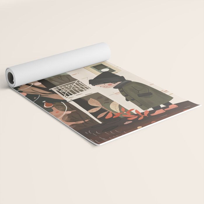 Little Joys of Winter Yoga Mat Gallery Image 2