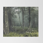 Forest Melody - Appalachian Mountains  Throw Blanket Gallery Image 2