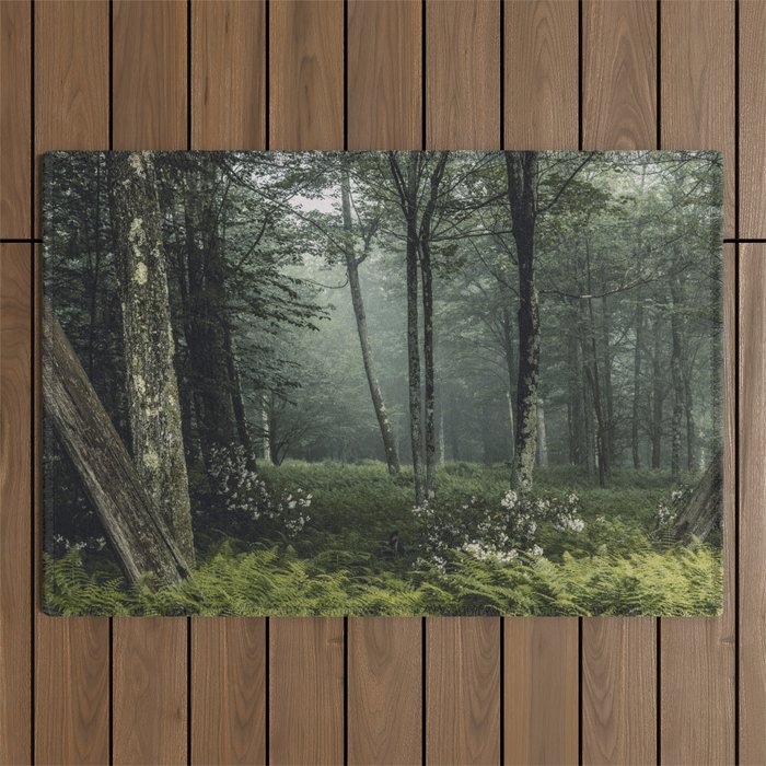 Forest Melody - Appalachian Mountains  Outdoor Rug Gallery Image 1